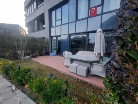 Boş İncek Loft Satılık 3+1 Bahçe Dubleksi Peyzaj Manzaralı Daire